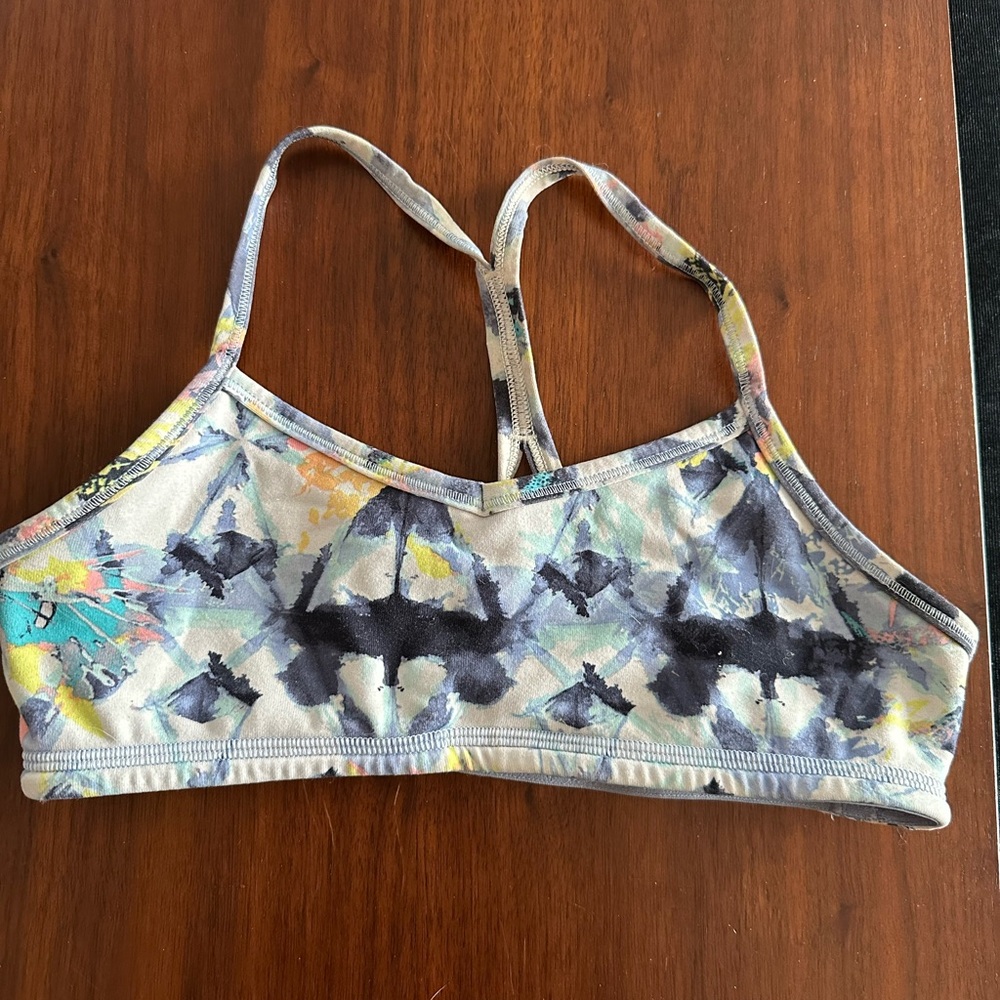 Ivivva Blue and White Sports Bra